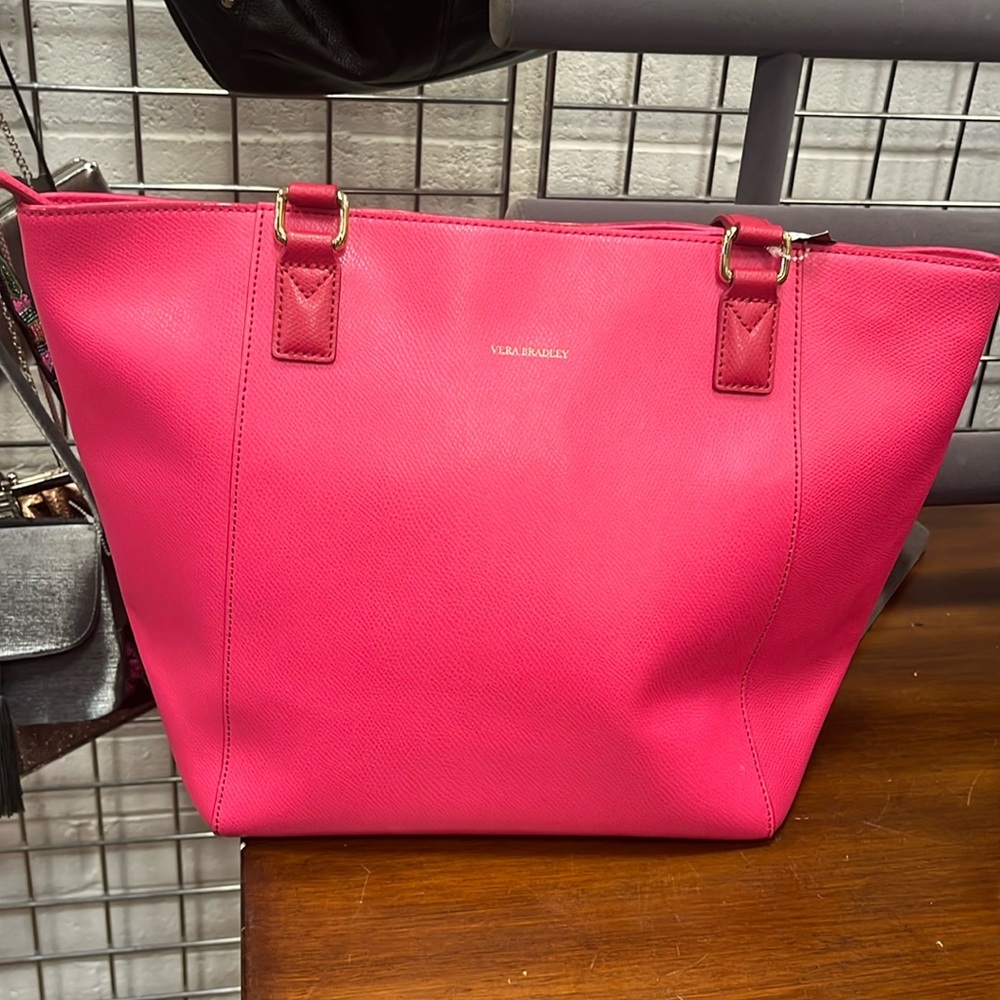 Large pink Vera Bradley tote-brand new!
